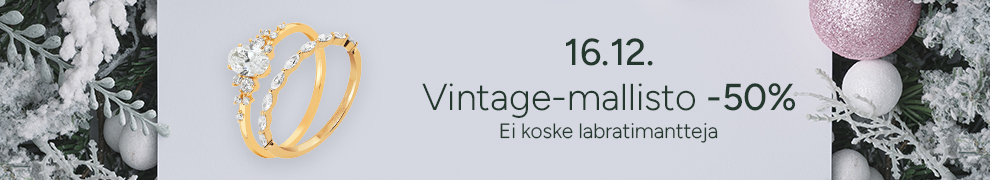 16.12. Vintage-mallisto -50% 16.12. Vintage-mallisto -50%