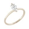 Malmin Korupaja, Luna-timanttisormus laboratoriotimantilla, samppanjakulta, marquise 0,50ct