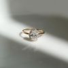 Malmin Korupaja, Vintage, Eleni-laboratoriotimanttisormus 0,70ct, keltakulta