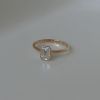 Malmin Korupaja, Collection, Lidia-laboratoriotimanttisormus, emerald 0,70ct, ruusukulta