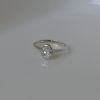 Malmin Korupaja, Collection, Lidia-laboratoriotimanttisormus, ovaali 0,70ct, valkokulta